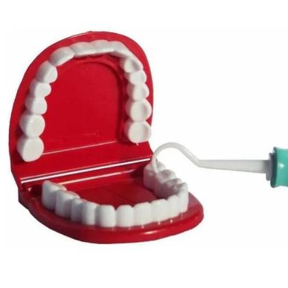 Imagem de Brinquedo Infantil Maleta Kit Dentista Verde Brinquedo Educativo Odonto Criancas Odontologia Faz de