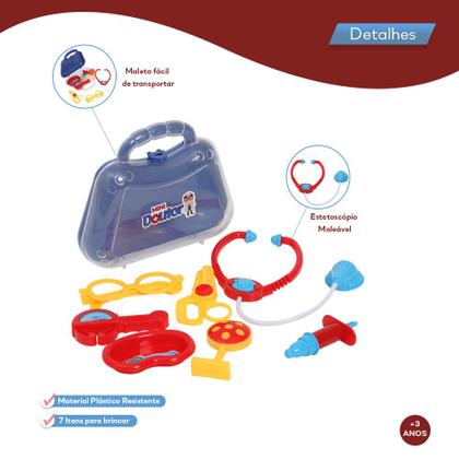 Imagem de Brinquedo Infantil Menino Mini Doutor Médico Com Acessórios