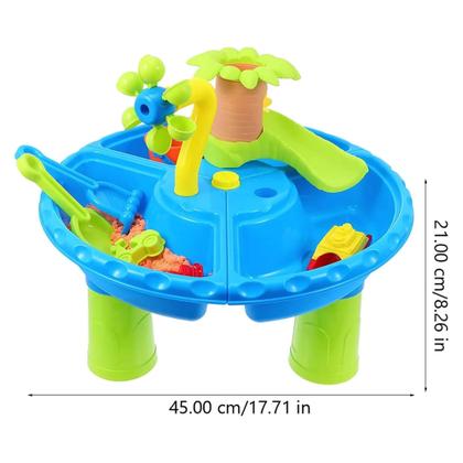 Imagem de Brinquedo Infantil Mesa de Água e Areia Play 21 Peças Xalingo - 62554