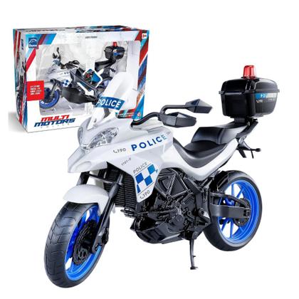 Imagem de Brinquedo Infantil Moto De Polícia Multi Motors 0903 - Roma