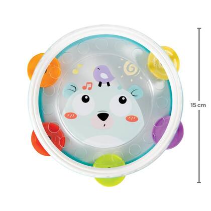 Imagem de Brinquedo Infantil Musical Meu Primeiro Pandeiro Colorido