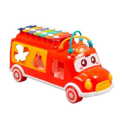 Imagem de Brinquedo Infantil Ônibus Interativo Xilofone Didático