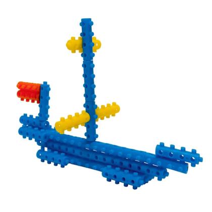 Imagem de Brinquedo Infantil Pinos Mágicos 100 Peças Coloridas para Construir e Criar Elka - 483