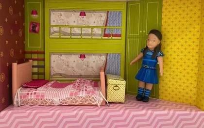 Imagem de Brinquedo Infantil Quarto Chiquititas Boneca Mili Acessórios