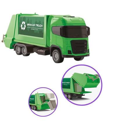 Imagem de Brinquedo Infantil Reciclagem Caminhão Coletor de Lixo - Gava Toys