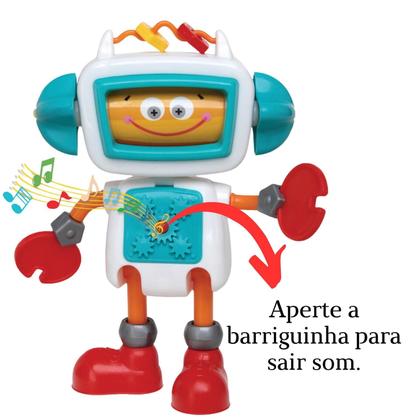Brinquedo Infantil Roby Robô Atividades Muda Expressões Elka