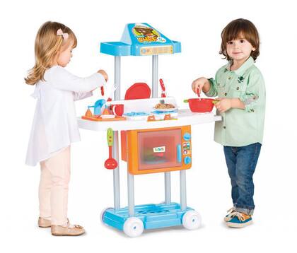 Imagem de Brinquedo Infantil Super Cozinha Riva Mr Chef Tateti Calesita 1301