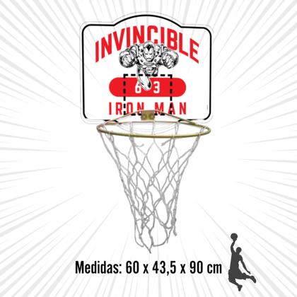 Imagem de Brinquedo Infantil Tabela de Basquete Avengers Vingadores XALINGO 68043