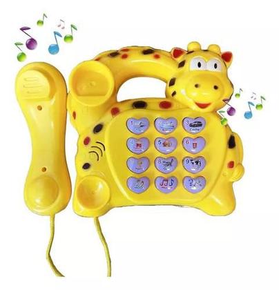 Imagem de Brinquedo Infantil Telefone Girafinha