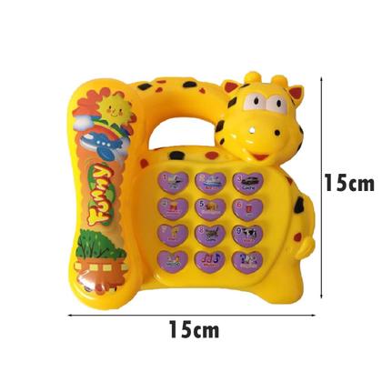 Imagem de Brinquedo Infantil Telefone Musical Sons Luzes Criança Bebe