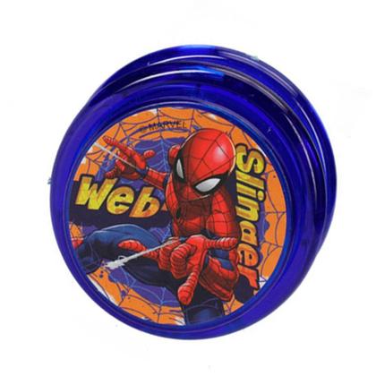 Imagem de Brinquedo Infantil Yo-Yô Ioiô C/Luz Marvel Homem Aranha 2 Pç