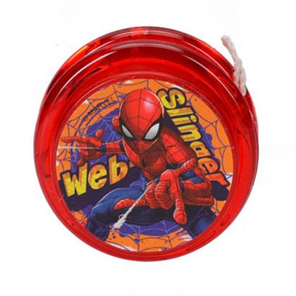 Imagem de Brinquedo Infantil Yo-Yô Ioiô C/Luz Marvel Homem Aranha 2 Pç