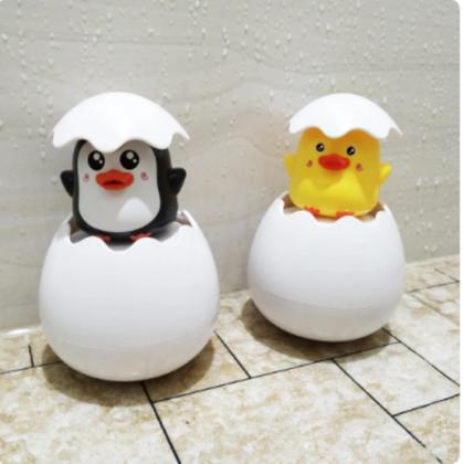 Imagem de Brinquedo Interativo Bebê Criança Hora Do Banho Spray Agua Pinguim