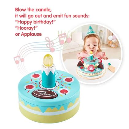 Imagem de Brinquedo Interativo Bolo de Aniversario Com Som - Hape Xalingo
