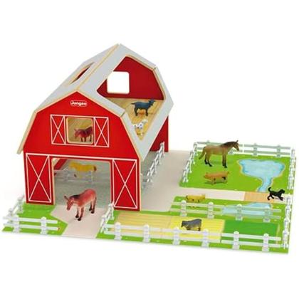 Imagem de Brinquedo Interativo Fazendinha Celeiro Em Madeira Educativo