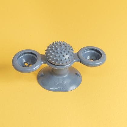 Imagem de Brinquedo Interativo Giratório E Coçador com Catnip Para Gatos Pet Oikos Animal