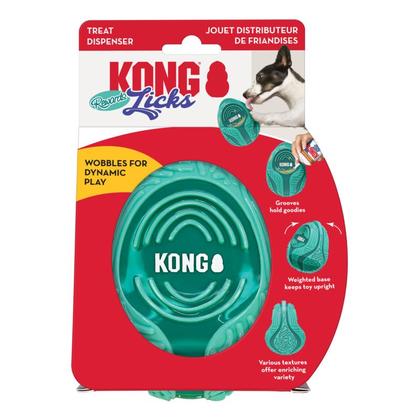 Imagem de Brinquedo Interativo Kong Licks Rewards João Bobo de Lamber Alimentação Lento Para Cachorro