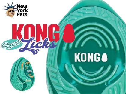 Imagem de Brinquedo Interativo Kong Licks Rewards João Bobo de Lamber Alimentação Lento Para Cachorro