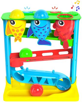 Imagem de Brinquedo interativo para bebês e crianças pequenas Move2Play Feed The Fish