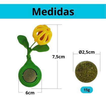 Imagem de Brinquedo Interativo para gatos catnip com guizo CATXUP catpet