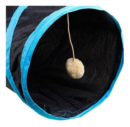 Imagem de Brinquedo Interativo Para Gatos Pets Túnel Labirinto Colorido - Túnel 3 saídas Formato T e Y