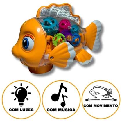 Imagem de Brinquedo Interativo Peixe Palhaço Com Som