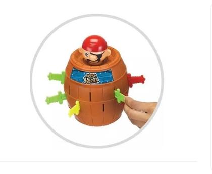 Imagem de Brinquedo Jogo Barril Pula Pirata Crianca Infantil Diversao