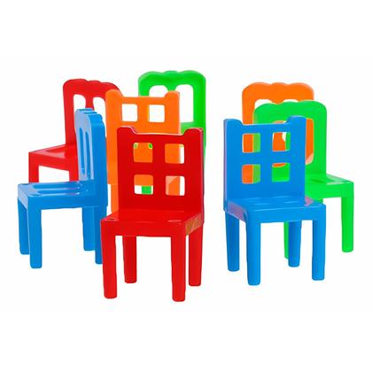 Imagem de Brinquedo Jogo Equilibra Cadeiras Educativo Com 24 Peças