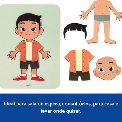 Imagem de Brinquedo Jogo Infantil  Me Vista Criança Autismo Presente Menino Menina 3 4 5 6 anos Terapia Austista TEA