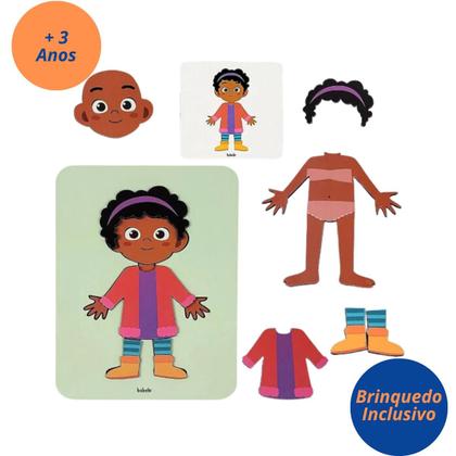 Imagem de Brinquedo Jogo Infantil  Me Vista Criança Autismo Presente Menino Menina 3 4 5 6 anos Terapia Austista TEA