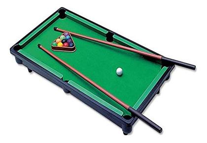 Imagem de Brinquedo Jogo Mini Bilhar Sinuca Infantil + 2 Tacos Braskit