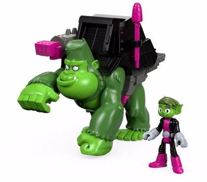 Brinquedo Jovens Titãs Mutano e Gorila Imaginext Dtm82 - Fisher