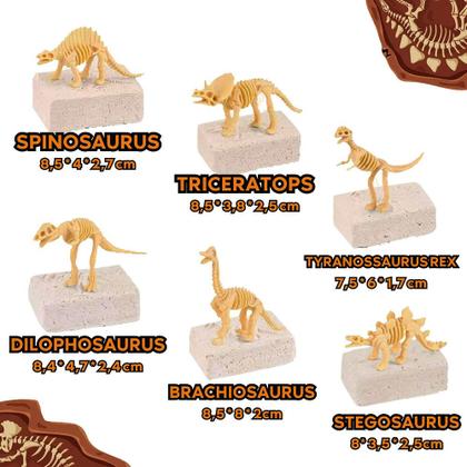 Imagem de Brinquedo Kit Escava Dino Polibrinq 11 cm - AN20