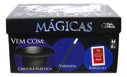 Imagem de Brinquedo Kit Infantil Caixa De Magicas Baralho Cartola