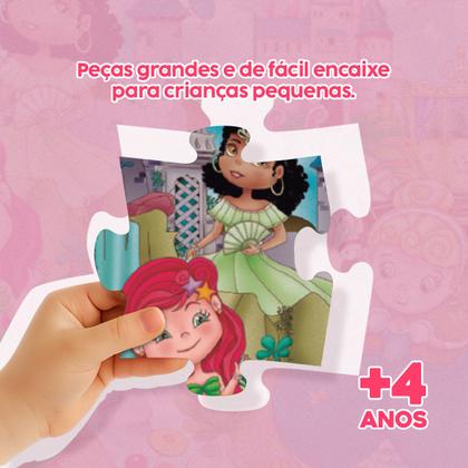 Imagem de Brinquedo Kit Quebra Cabeça Princesa Aventura Espacial