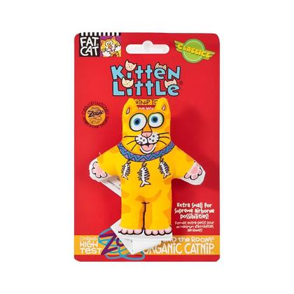 Imagem de Brinquedo Kitten Little para Gatos com Catnip Divertido - Laranja