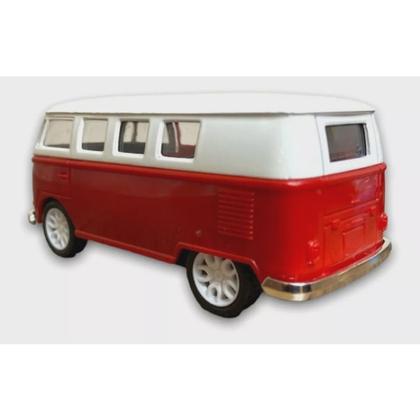 Imagem de Brinquedo Kombi Miniatura Coleção Fricção Escala 1:32 (Vermelha)