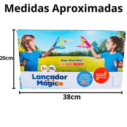 Imagem de Brinquedo Lança E Pega Bolinha Jogo Em Dupla Lançador Bola 4036 Paki Toys