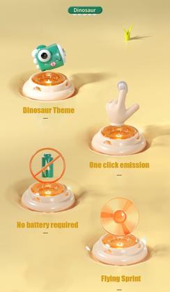 Imagem de Brinquedo lançador de discos voadores Vilbocr com 2 pistolas de disco voador