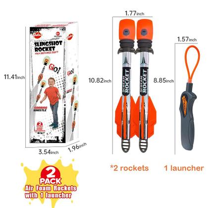 Imagem de Brinquedo lançador Slingshot VATOS Sky Foam Scream Rocket Kids