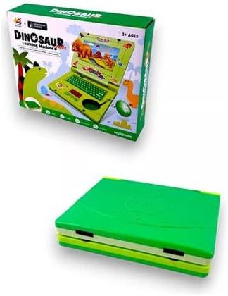 Imagem de Brinquedo Laptop Notebook Infantil Interativo Musical Luz Dinossauro