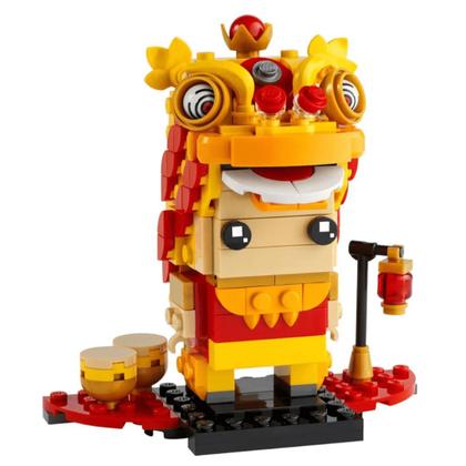 Imagem de Brinquedo LEGO BrickHeadz Lion Dance Dancer 40540 Ano Novo Chinês