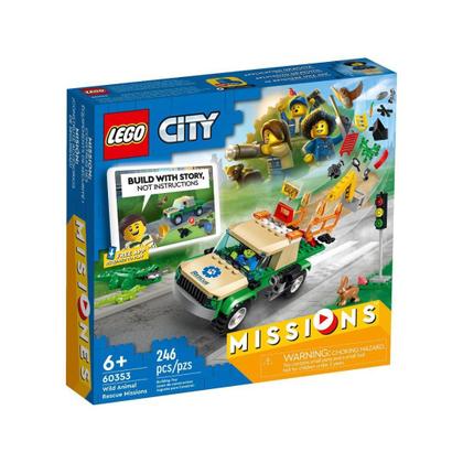 Imagem de Brinquedo Lego City Missões Resgate Animais Selvagens