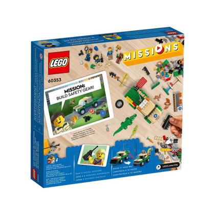 Imagem de Brinquedo Lego City Missões Resgate Animais Selvagens