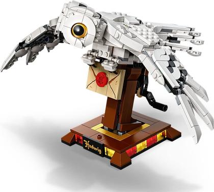 Imagem de Brinquedo LEGO Harry Potter Hedwig 75979 com asas móveis