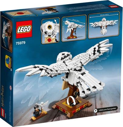 Imagem de Brinquedo LEGO Harry Potter Hedwig 75979 com asas móveis