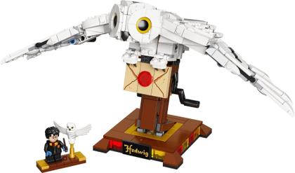 Imagem de Brinquedo LEGO Harry Potter Hedwig 75979 com asas móveis