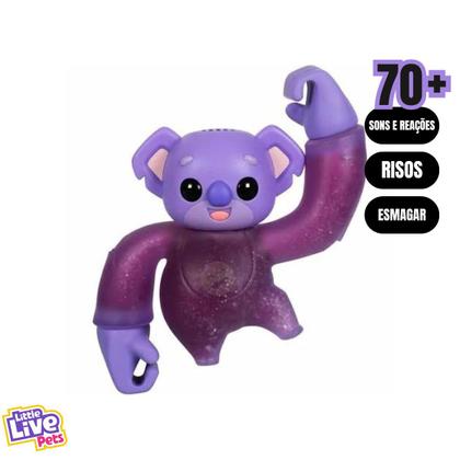 Imagem de Brinquedo Little Live Pets Hug N' Hang Zoogooz Estica c/ Som