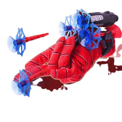 Imagem de Brinquedo Luva Lançador Teia Do Homem-Aranha Luva De Herói Com Bala Flexível