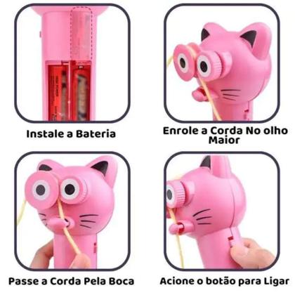 Imagem de Brinquedo Mágico Gatinho com Corda Flutuante